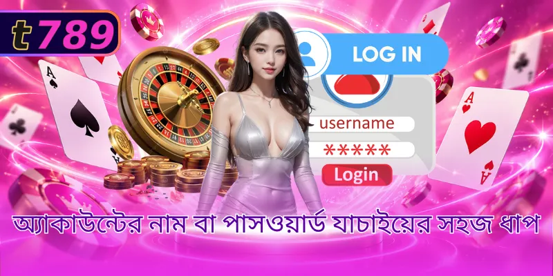 অ্যাকাউন্টের নাম বা পাসওয়ার্ড যাচাইয়ের সহজ ধাপ